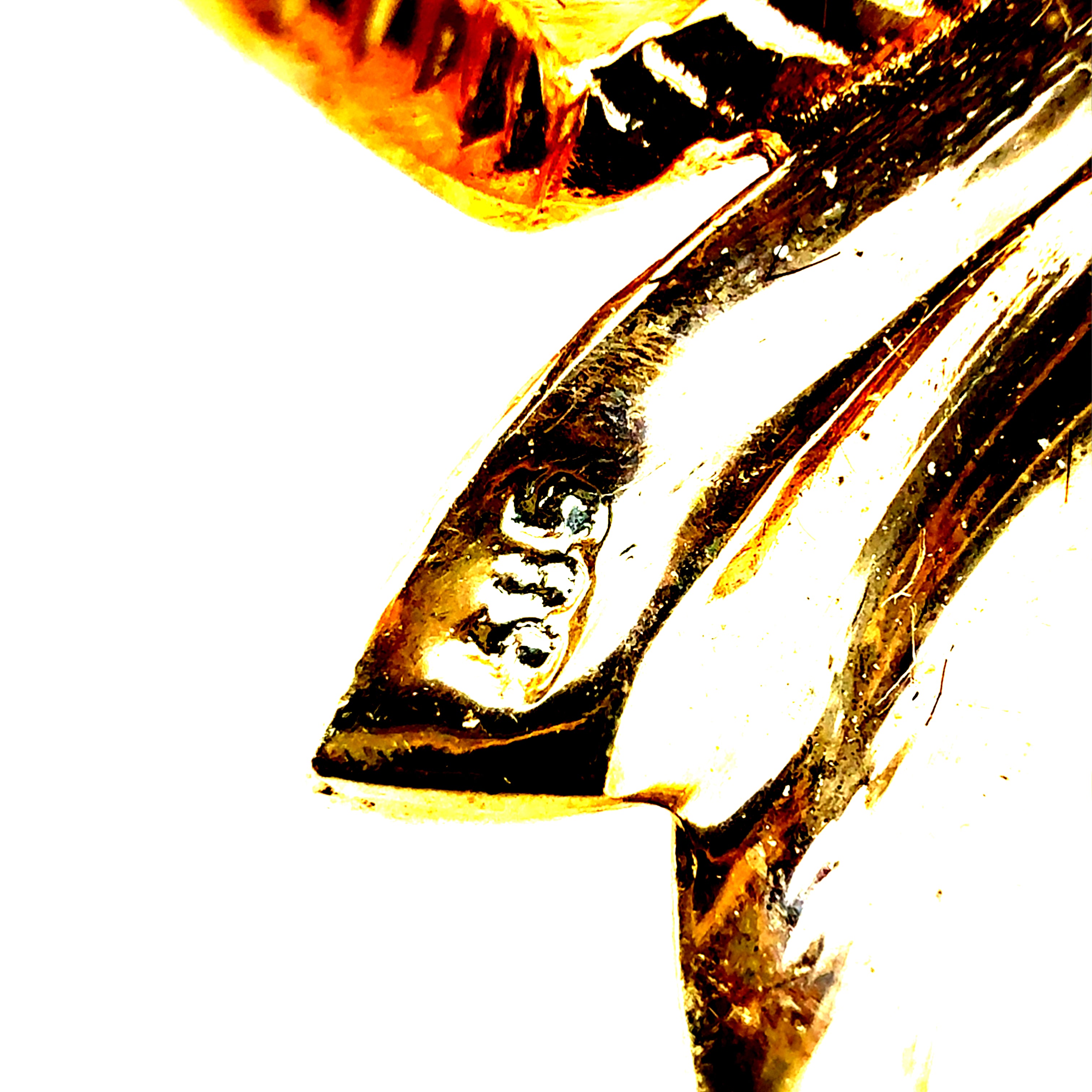 Retro 14K Gold 2.5 Carat Natural Ruby Bee Pin Brooch Circa 1985