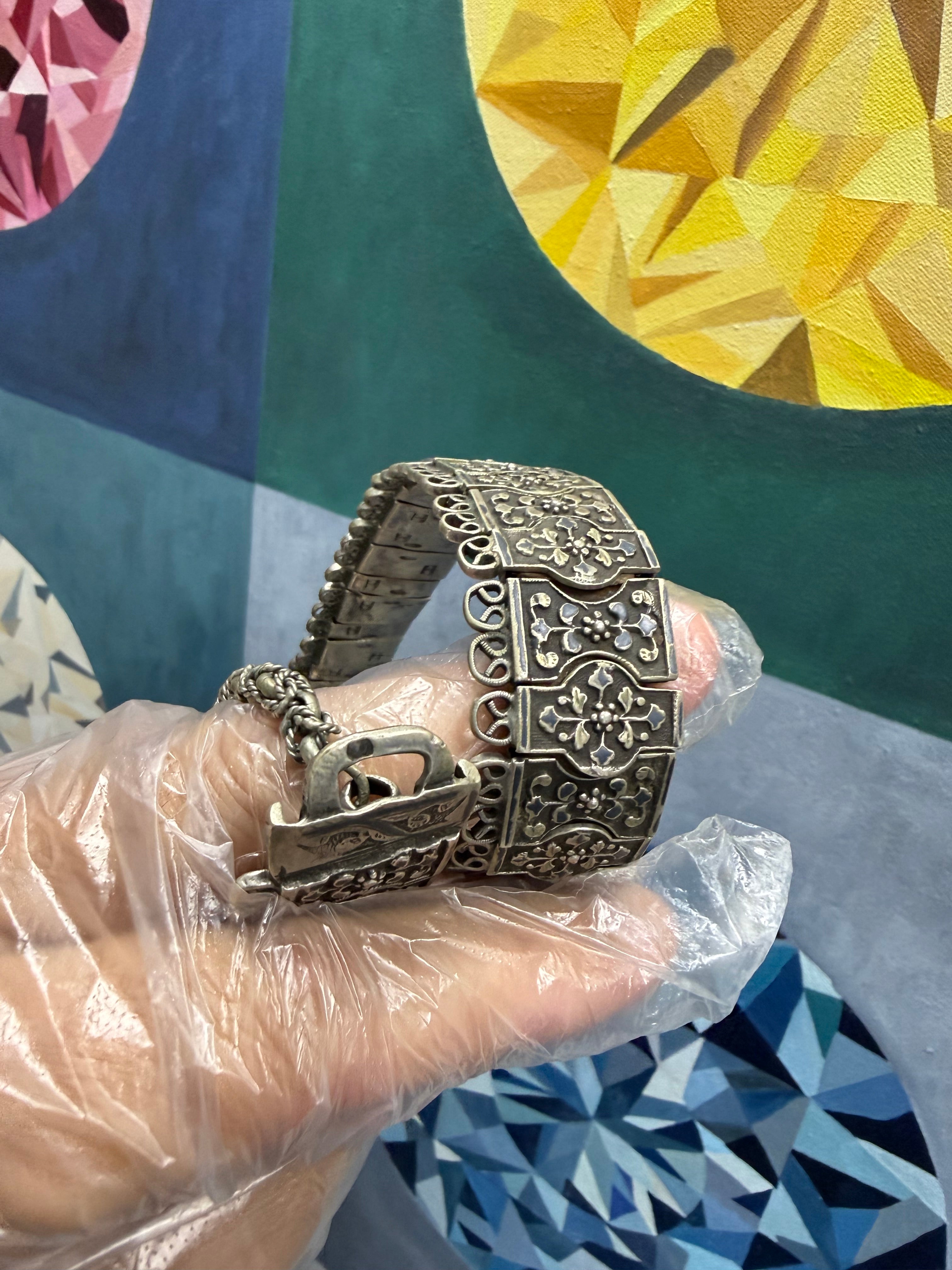 Antique Ceremonial Silver Belt (315 Gram) from the Caucasus Circa 1900