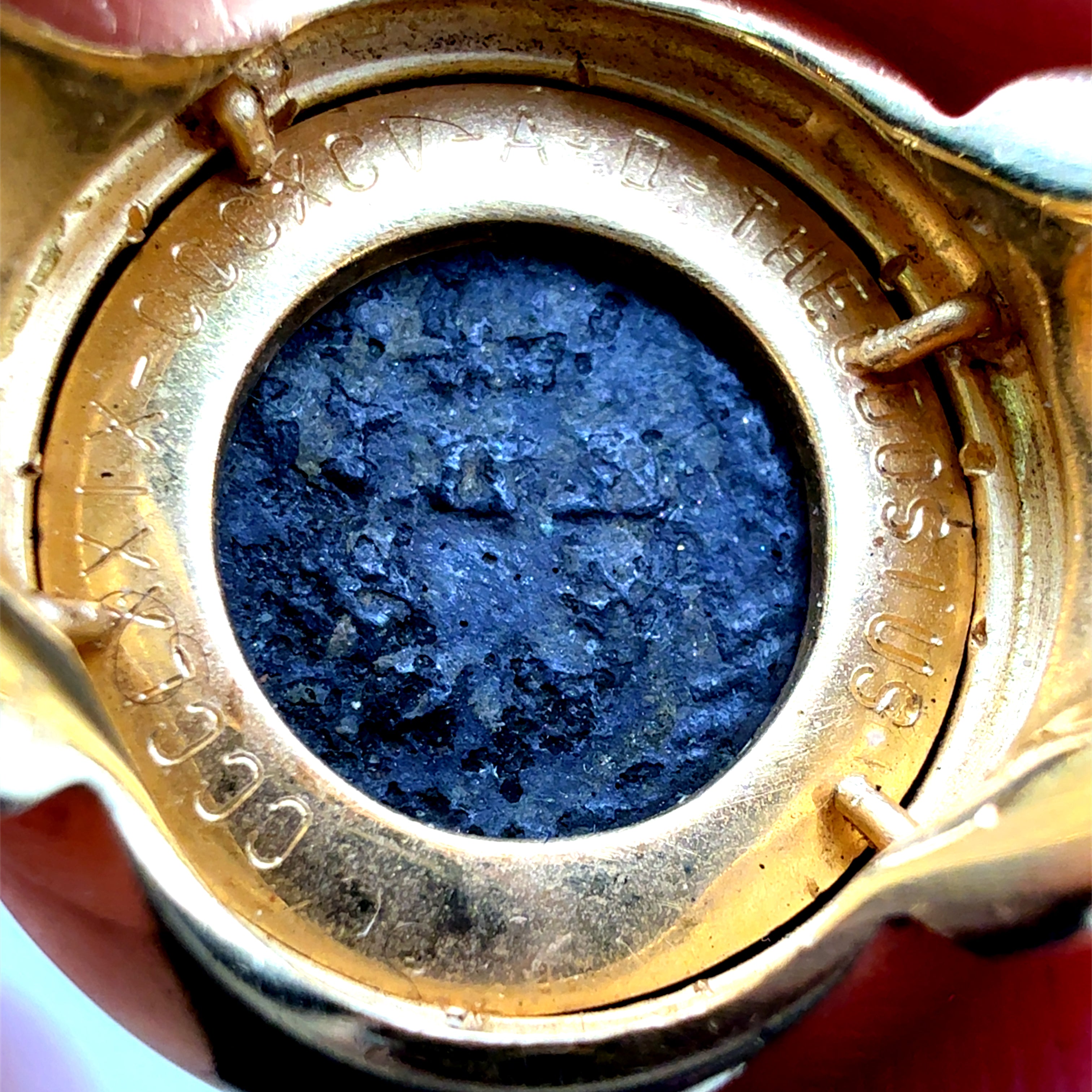 Retro Gold Ancient Roman Coin Theodosius Made in Italy Statement Ring