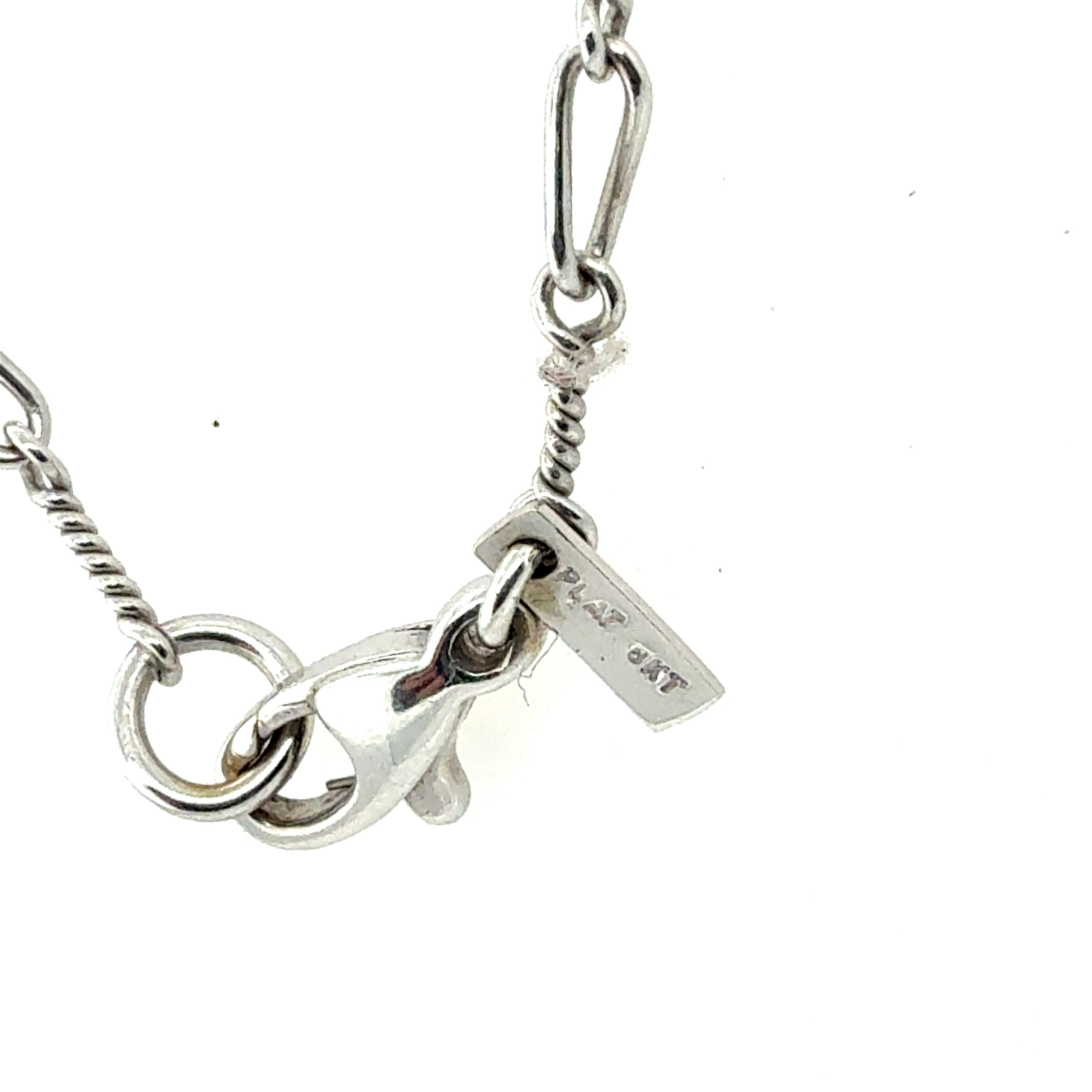 Retro Platinum and Gold 1 Carat Natural Diamond Necklace Pendant by Pepi