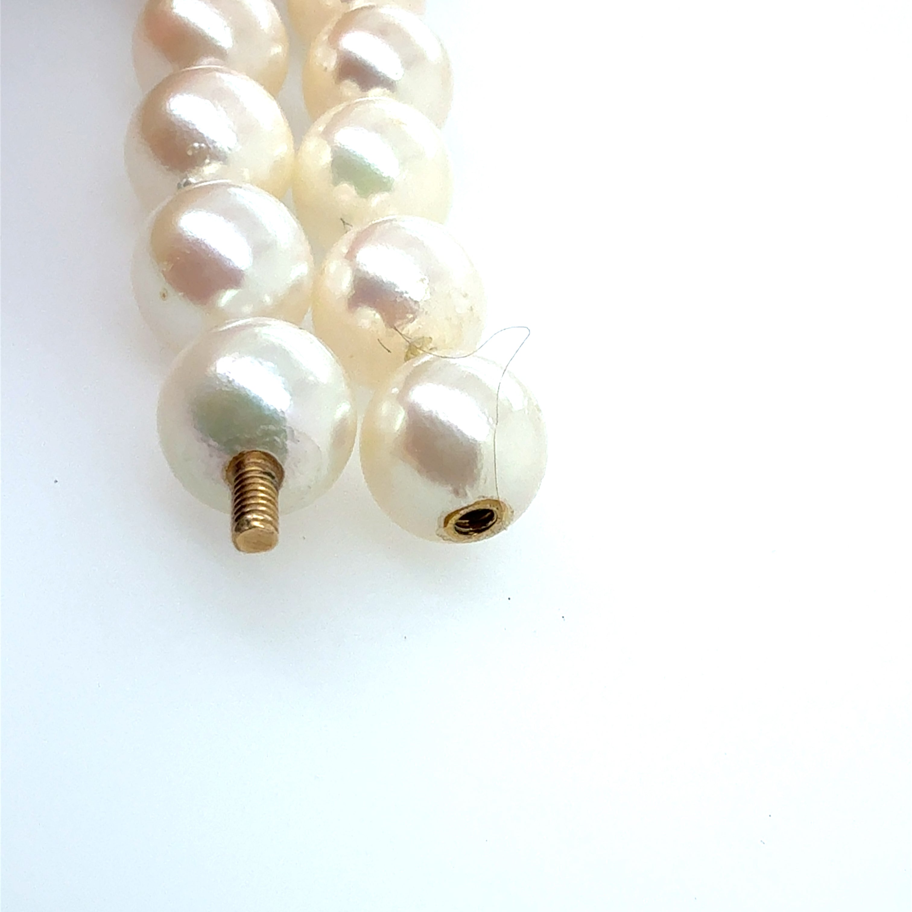 Retro South Sea 31 Inch 7.25mm High Luster Pearl Opera Necklace Circa 1985