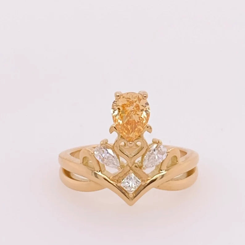Modern GIA Certified 0.70 Carat Intense Orange Natural Diamond Engagement Ring