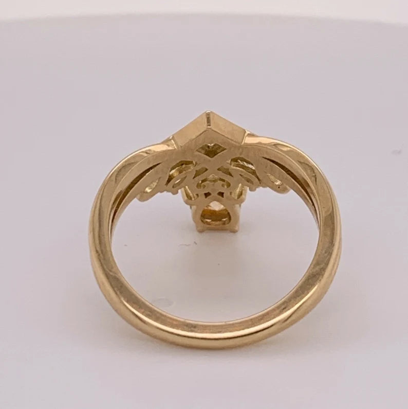 Modern GIA Certified 0.70 Carat Intense Orange Natural Diamond Engagement Ring