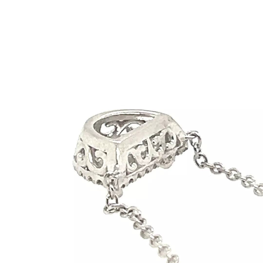 Platinum 1.27 Carat GIA Certified Rare Natural Half Moon Diamond I VVS1 Pendant