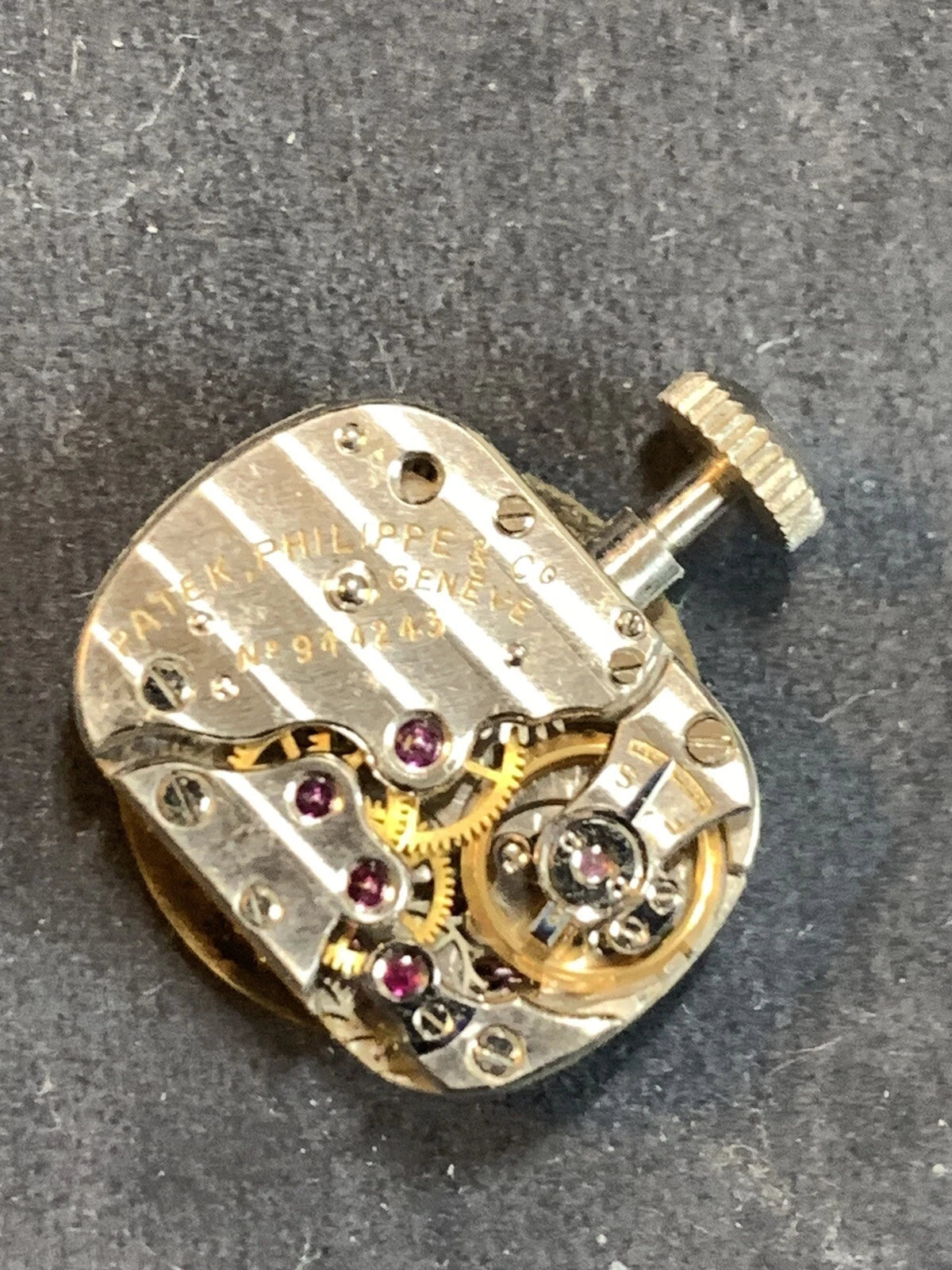Retro Ladies Platinum Patek Philippe 11 Carat Diamond Watch & Brooche Circa 1950