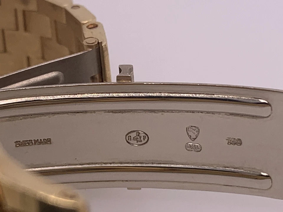 Original Blancpain Villeret Yellow Gold Watch & Bracelet Automatic Display Case