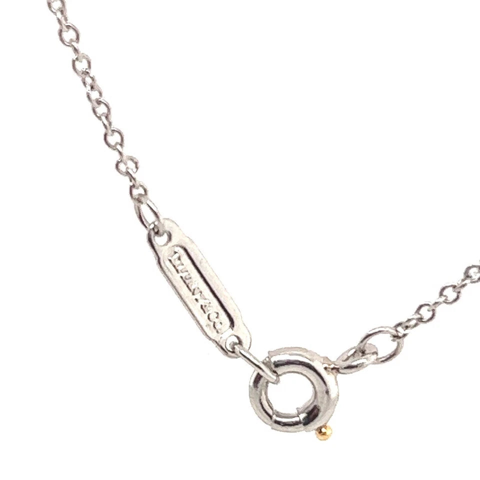 Tiffany & Co Victoria 0.46 Carat Platinum and Natural Marquise Diamond Pendant
