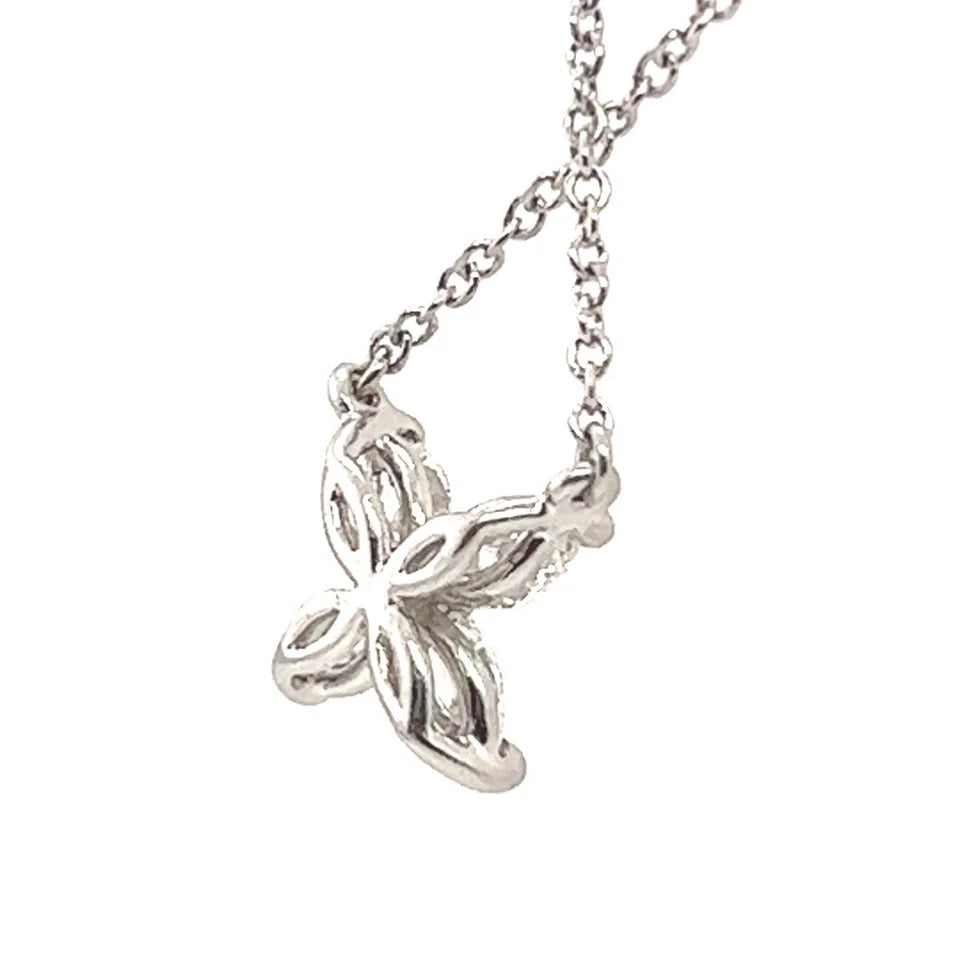 Tiffany & Co Victoria 0.46 Carat Platinum and Natural Marquise Diamond Pendant