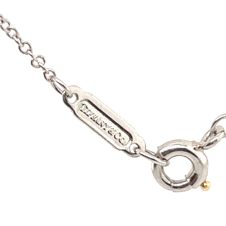 Tiffany & Co Victoria 0.46 Carat Platinum and Natural Marquise Diamond Pendant