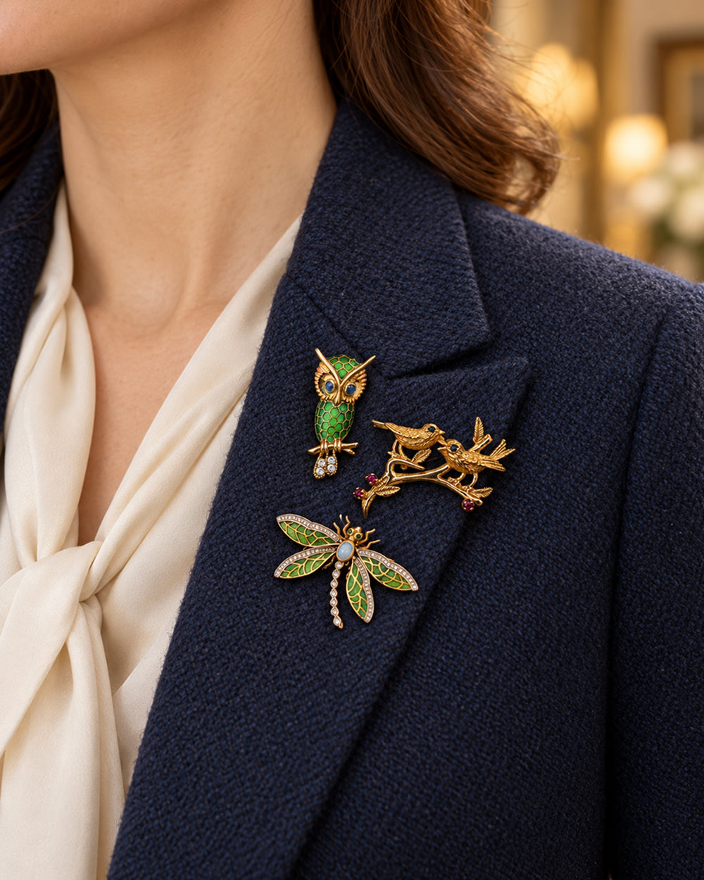Brooches Are Back: 7 Modern Ways to Wear Vintage Brooches