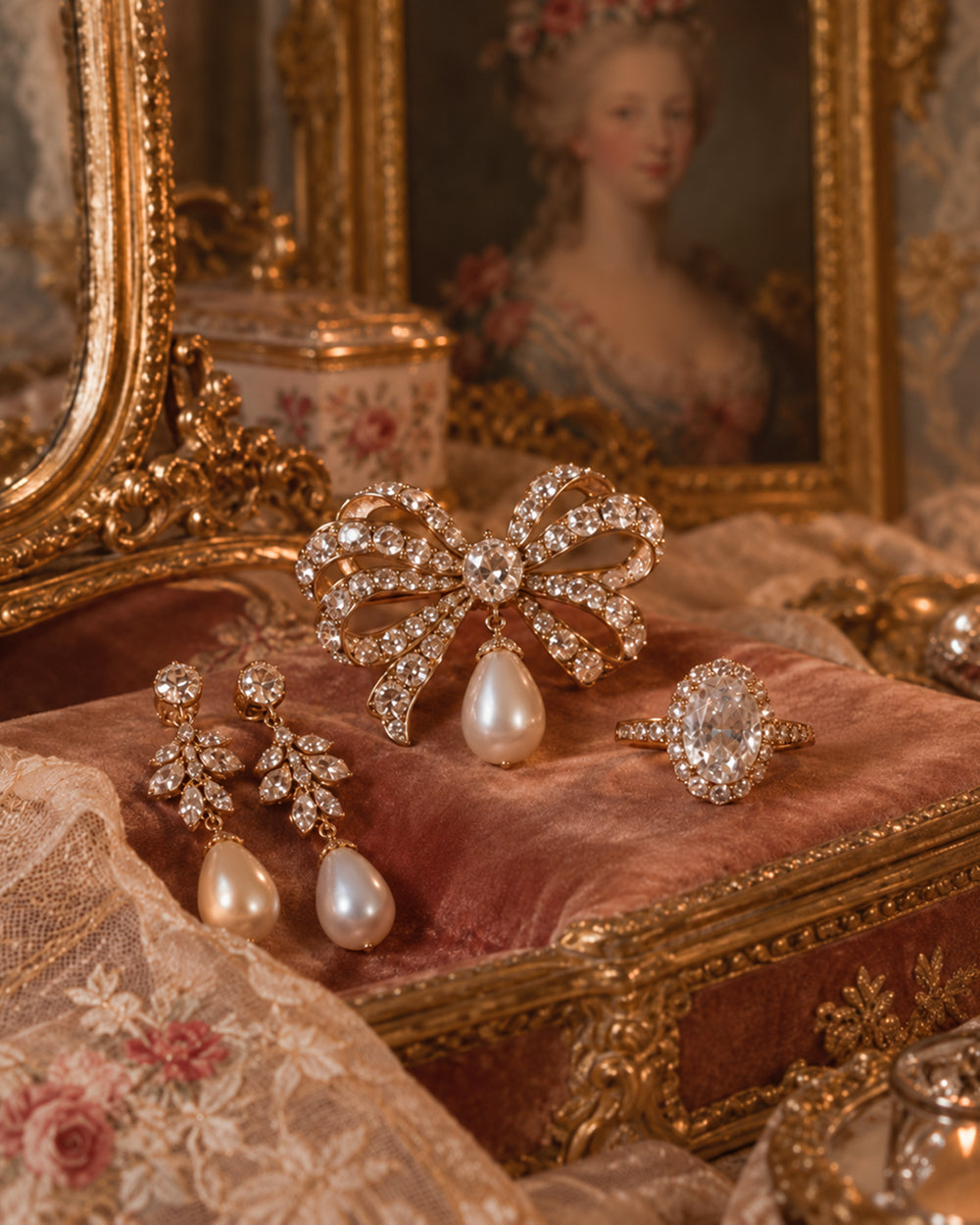 The Last Glitter of Versailles: Marie Antoinette & the Jewelry of the 1780s–1790s