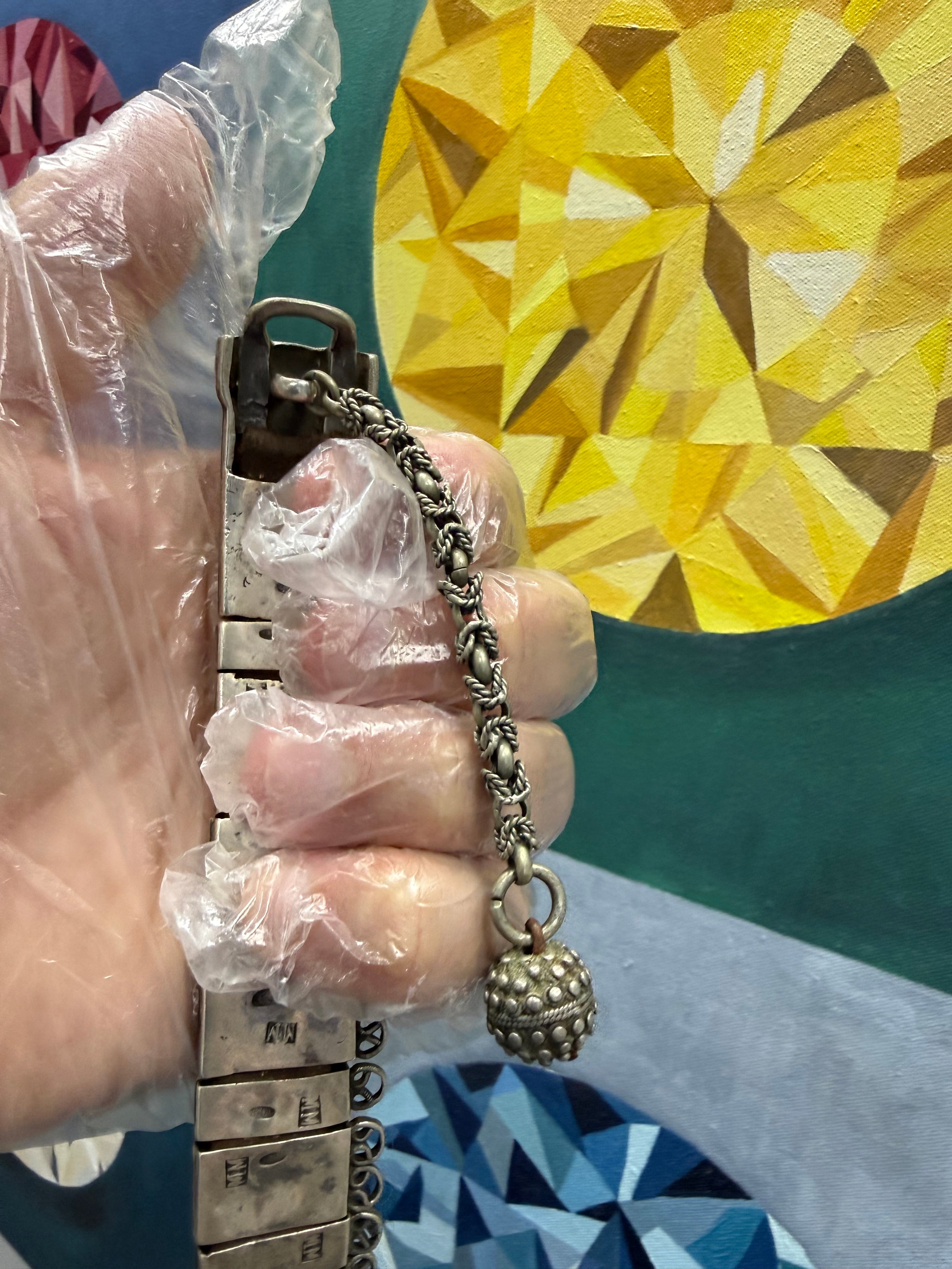 Antique Ceremonial Silver Belt (315 Gram) from the Caucasus Circa 1900