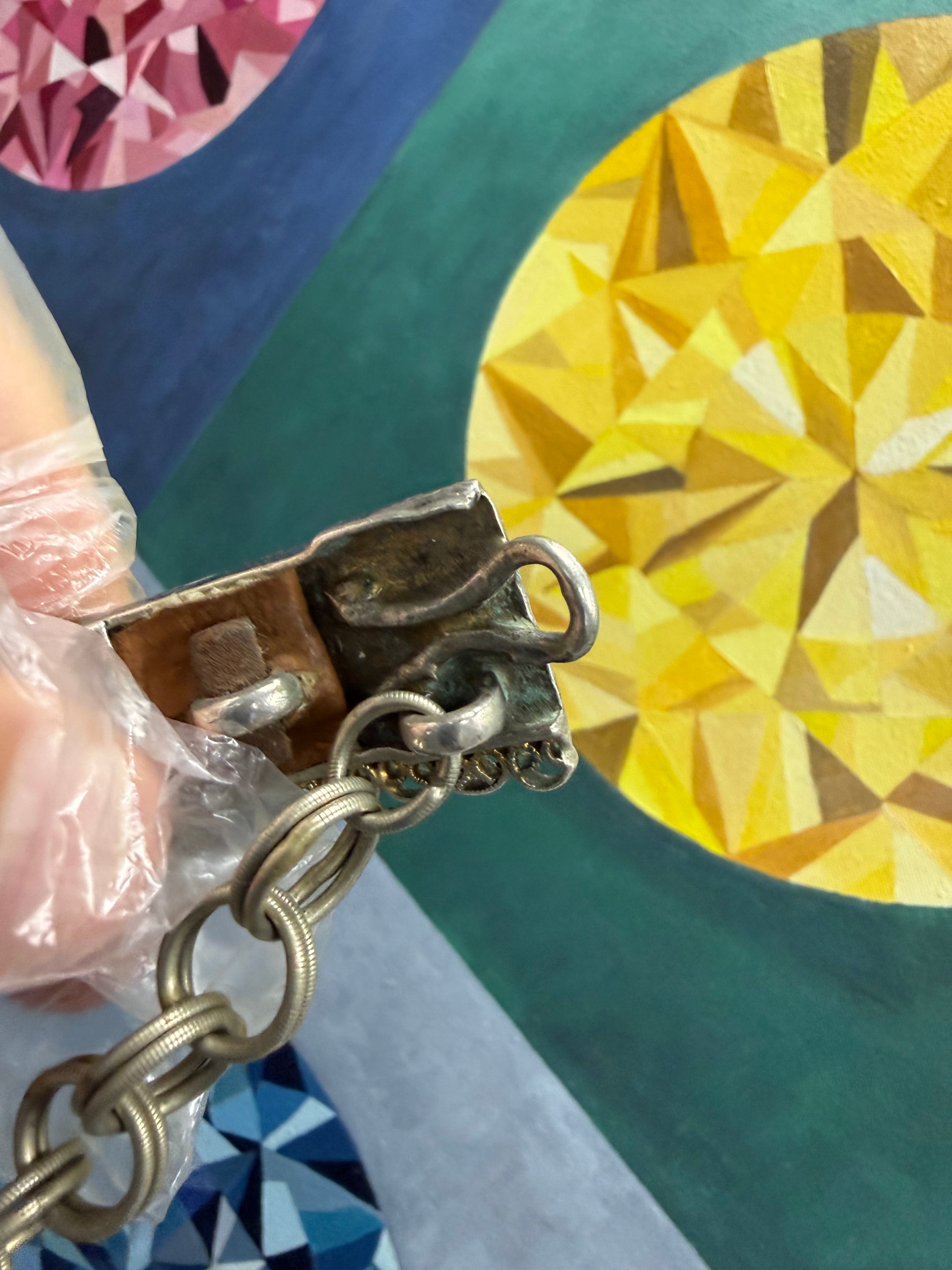 Antique Ceremonial Silver Belt (565 Gram) from the Caucasus Circa 1900