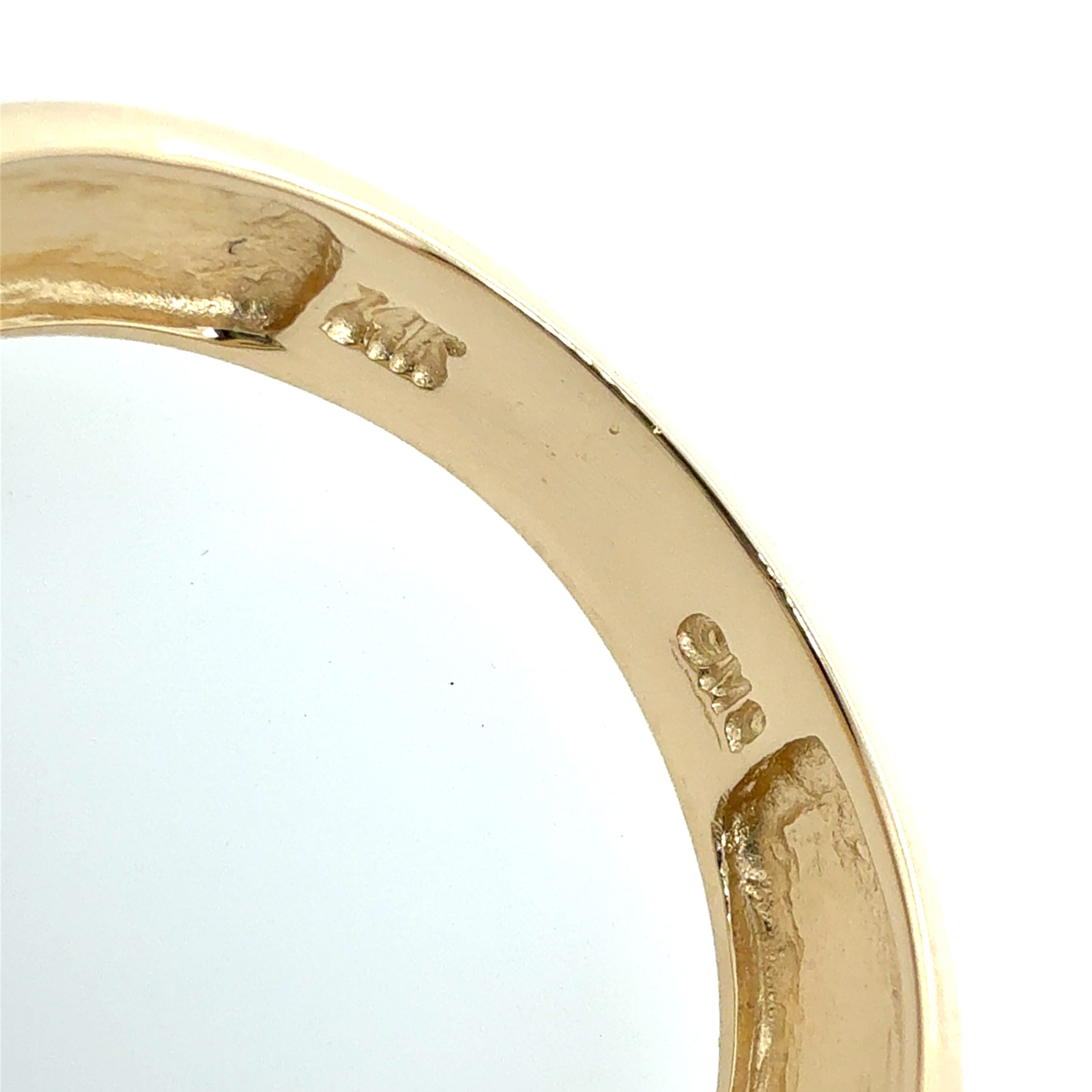 Modern Gold Multicolor Natural Oval Cluster Statement Ring