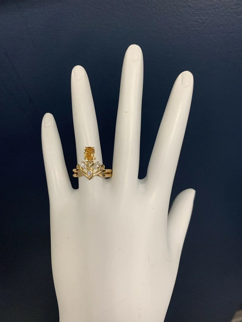 Modern GIA Certified 0.70 Carat Intense Orange Natural Diamond Engagement Ring