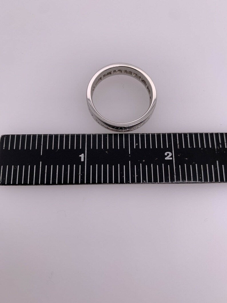 Modern Platinum Band 2 Carat Natural Princess Cut Colorless Diamond Engagement