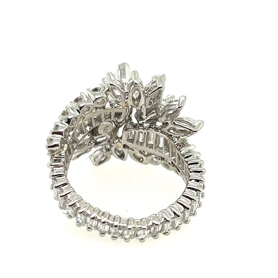 GIA Certified 1.40 Carat Natural Marquise E SI1 Platinum Diamond Engagement Ring